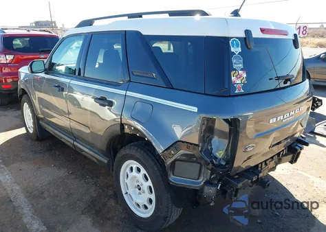 2024 Ford Bronco Sport Heritage z USA, uszkodzony, nr VIN 3FMCR9G64RRE03926